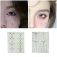 thumbnail image 2 of Sparkling Rhinestones Pearls Face Jewels Face Gemstones Stickers Fashionable Beauty Accessories for Parties, 2 of 5