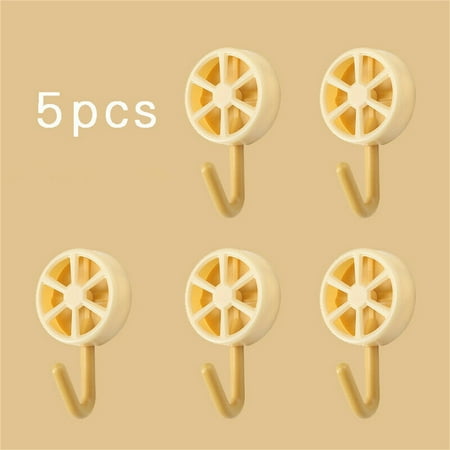 

Wioihee 5 PCS Adhesive Hook Universal Hanger Decorative Hanging Gadget for Home