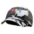 thumbnail image 2 of Singers Fun Embroidered Enzyme Washed Camo Cap - City OSFM, 2 of 5