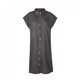 thumbnail image 4 of Qucoqpe - Vestido vaquero de verano para mujer, cuello abierto, botones, escote en V, midi, informal, manga corta, suelto, para fiesta en la playa, en liquidación, 4 of 5