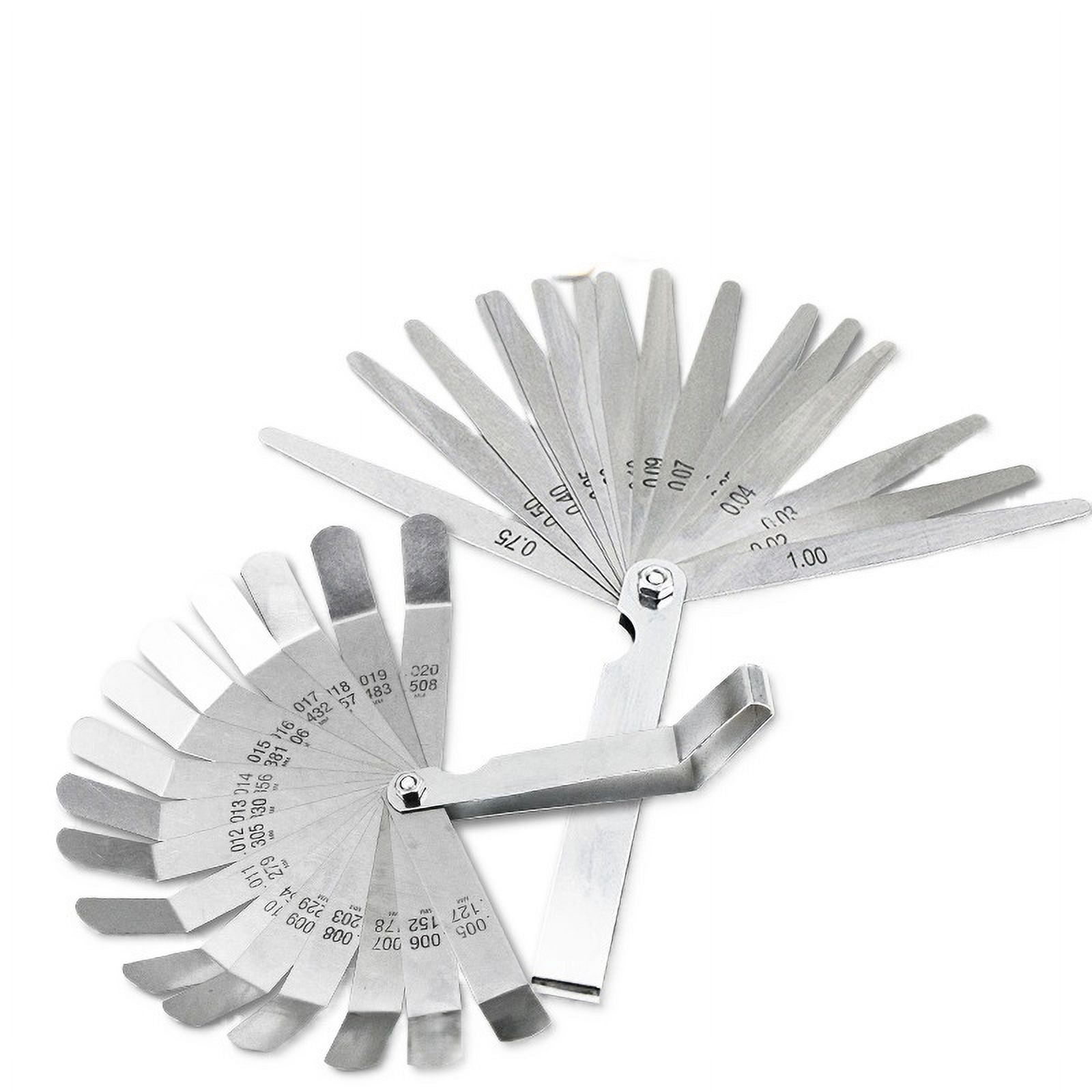Metric Feeler Gauge Thickness Gage Set Blade Gap Filler Valve Feeler Gauge For Thickness Measurement Layout Too ,High Strength