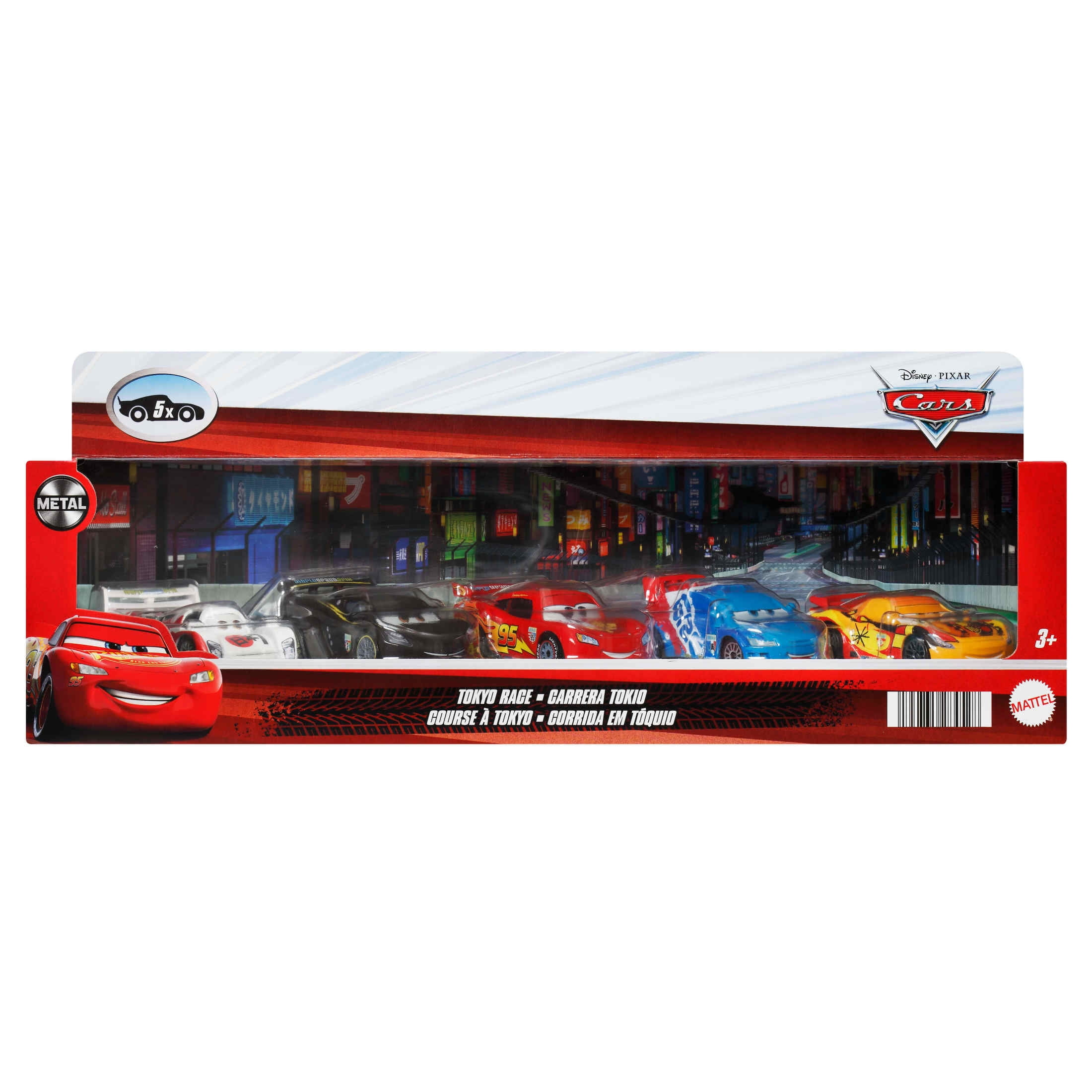 Disney Pixar Cars 5-Pack - 1:55 Scale Die-Cast Toy Cars - Walmart.com