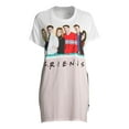 thumbnail image 5 of Friends Short Sleeve Crew Neck Graphic Print Sleepshirt (Women's) 1 Pack, 5 of 7