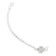 thumbnail image 3 of JOYARIS Pulsera Flor Trébol Corazones Amor Amistad Regalo Plata 925 Talla Largo/Ancho: 17.5 cm x 2 mm PT-0000401, 3 of 4