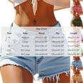 thumbnail image 4 of Denim Shorts for Women Ihhxva High Waisted with Pockets Frayed Hem Jean Light Wash Casual Summer Trendy Loose Fit Retro Stretchy Cotton M-3XL, 4 of 6