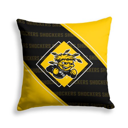 Pegasus Wichita State Shockers 18" x 18" Diamond Boxed Decor Pillow