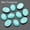 Blue Turquoise, variant on 15*20mm Oval Flatback Cab Cabochon Gemstone Beads Polished Jewelry Making DIY
