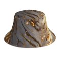 thumbnail image 1 of Fotbe Golden White Tiger Sombrero Tipo Pescador con Estampado – Sombrero de Sol de Algodón de Moda para Playa, Golf, Pesca, 1 of 6