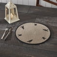 thumbnail image 3 of Braided Cotton Raven Harvest Stencil Placemat 14 inch Diameter, 3 of 4
