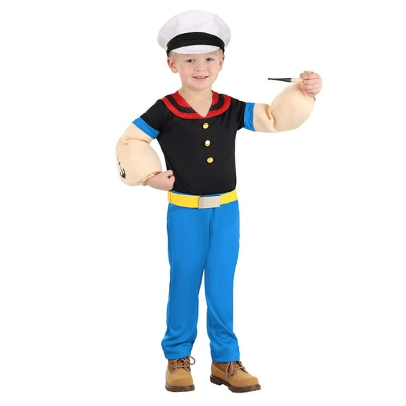 Boy's Toddler Deluxe Popeye Costume