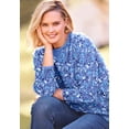 thumbnail image 6 of Woman Within Plus Size Long-Sleeve Crewneck Soft Waffle Knit Thermal Shirt, 6 of 6