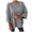 F139-Grey, variant on Womens Fashion Sweaters Women's Oversized Sweaters 3/4 Sleeve Round Neck Cable Knit Pullover Casual Versatile Basic Tops Casual Dress Sweaters