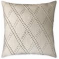 thumbnail image 1 of hometrends Diamond Taupe Decorative Pillow, 1 of 5