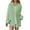 #Green, variant on YABCSAZ Women's Long Sleeve Button Down Shirts Plus Size Solid Color Blouse Tops Oversized Workout Casual Jackets Shirts for Women