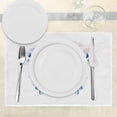 thumbnail image 3 of Ambesonne Kabuki Place Mats Set of 4, Fox Kitsune, Standard Size, Pale Blue White Beige, 3 of 6