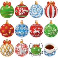 thumbnail image 1 of Bola navideña Diamond Art Coasters FairySandy, 10 unidades, 1 of 6