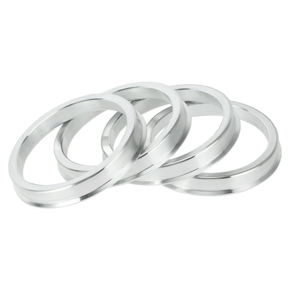 Unique Bargains Hub Centric Rings, 57.1mm ID to 66.6mm OD Vehicle Wheel Hubrings Aluminum Alloy, 4 Pcs