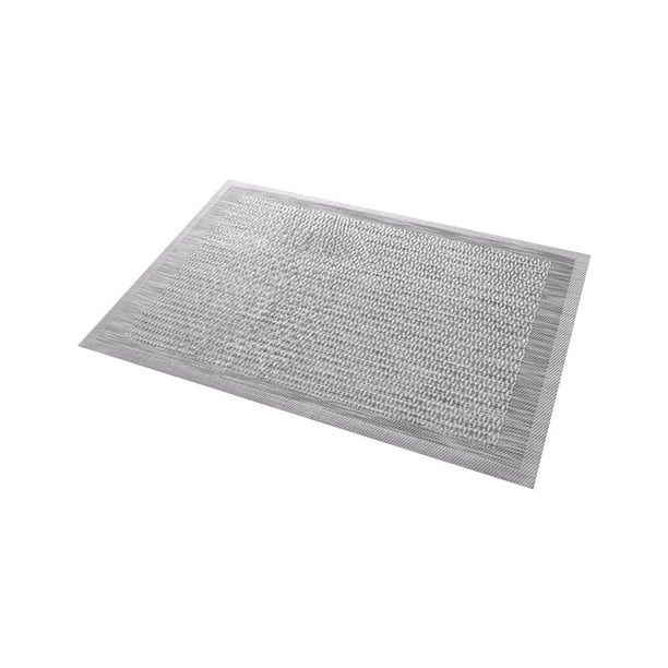 Pisexur Batería de cocina Mantel individual rectangular de PVC liso japonés de estilo europeo, tapete para cuenco, mantel individual de estilo occidental, tapete para para la cocina del hogar