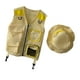 thumbnail image 1 of Chaleco de explorador para niños, traje de aventura al aire libre para niños, disfraz de pescador para niños Amarillo, 1 of 9