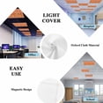 thumbnail image 5 of Boho Orange Fluorescent Light Covers, Country Style Bohemian Floral Retro Tribal Magnetic Light Covers for Ceiling Lights, Fluorescent Ceiling Shade Filters for Classroom Bedroom Office 4x2Ft x 3PCS, 5 of 8
