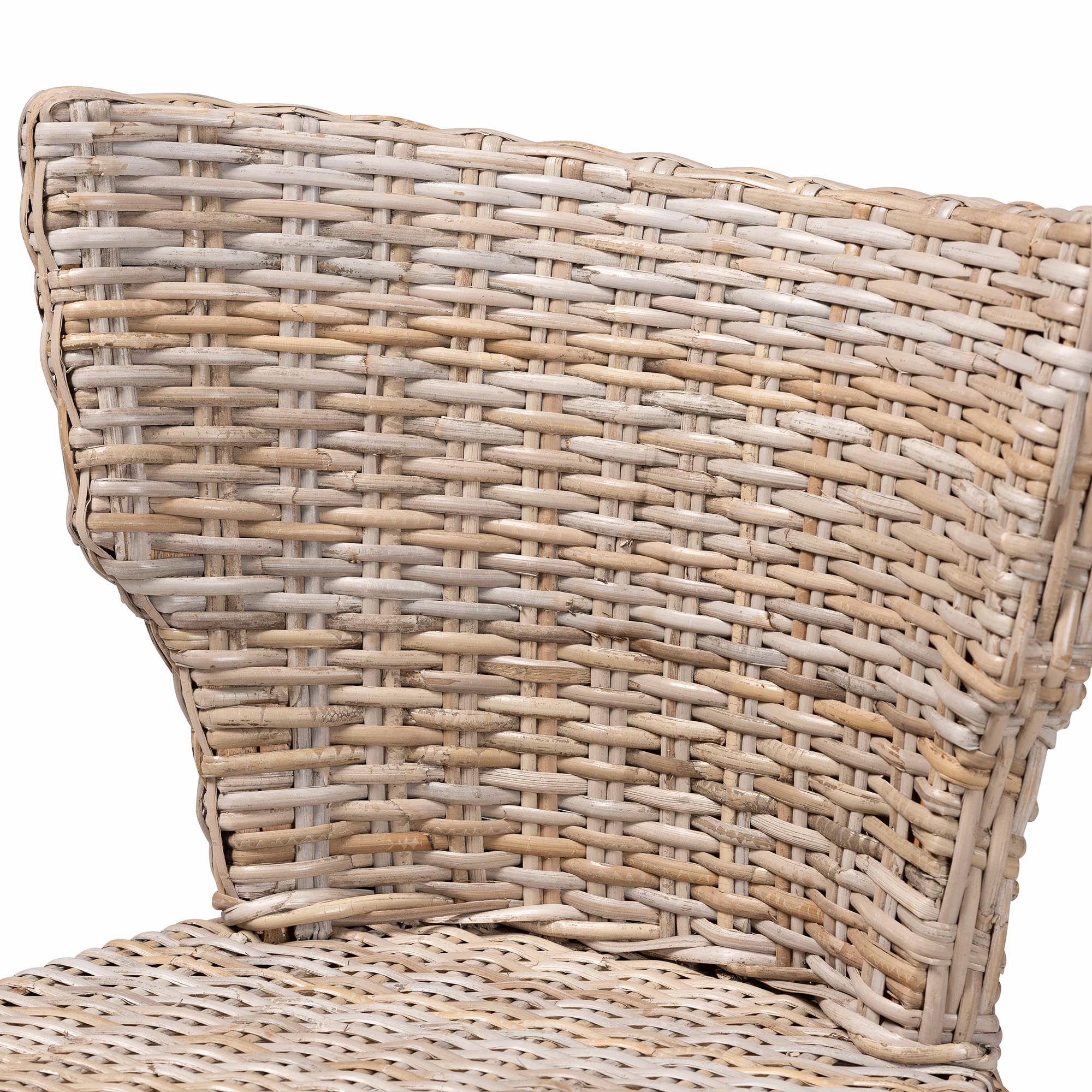 bali & pari Enver Boho Counter Stool, Counter Height, Grey