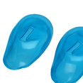 thumbnail image 1 of Blue 2 uds. Orejeras de silicona transparente azul protector de tinte para el cabello protege el Color del salón, 1 of 5