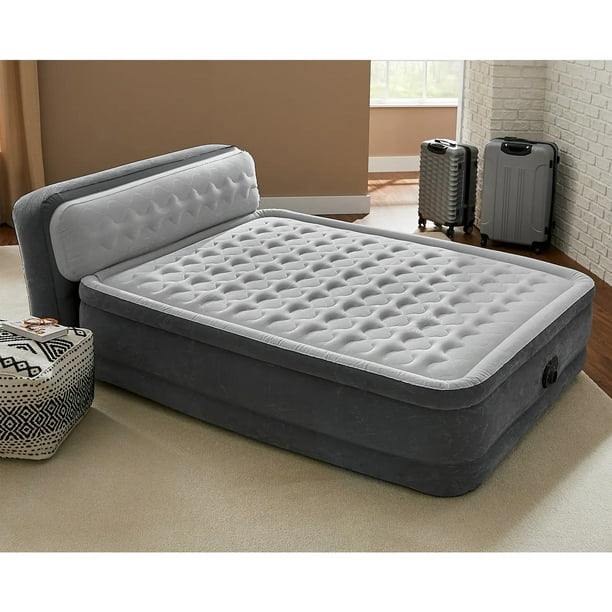 Matelas gonflable Intex Ultra Plush Headboard Queen 2 personnes