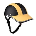 thumbnail image 1 of Casco De De Media Cara, Casco De Motocicleta, De Gorra De Béisbol Ajustable Con Visera Amarillo Zulema Casco de bicicleta, 1 of 8