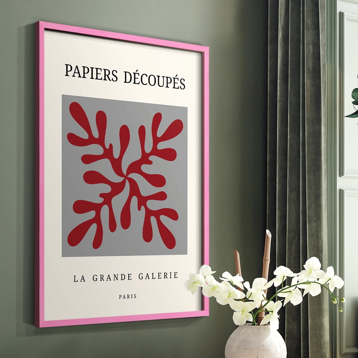 Matisse CD in Pink Solid Wood 16 x 20 Framed Print