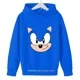 thumbnail image 2 of Sudadera con capucha con estampado de dibujos animados de Sonic para niños, ropa informal de manga larga con cuello redondo, divertida y holgada, para otoño, 2 of 5
