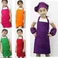 thumbnail image 1 of Bavette Tablier Uni pour Enfants Cuisine Cuisine Artisanat, 1 of 5