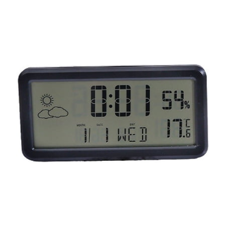 EXLEAF 2026 New Alarm Clock Eco Friendly Digital Clock User Friendly Bedside Clock Touch Sensitive Alarm Clock for Home Bedroom Office Travel Study Desk Living Room Dormitory.