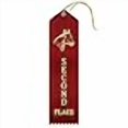thumbnail image 3 of RibbonsNow Horse Spectacle 2ème Place Ribbons – 50 Rouge Ribbons avec Carte & Ficelle, 3 of 4