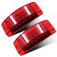 thumbnail image 4 of 2PCS Amber Side Marker Lights Turn Signal Trailer 21 LED universal 12v 24V Flowing Indicator Blinker Truck Lorry LED Tail Light, 4 of 4