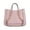 Blush, variant on Stella Vegan Leather Women's Tote Bag, Stylish Shoulder Purse Handbag by Mia K - Pewter