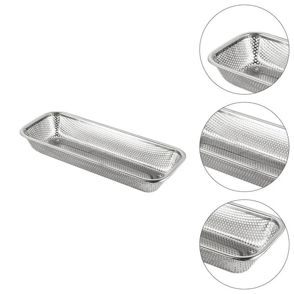 BESTOYARD 1 Pc Silverware Cutlery Basket Stainless Steel Drainage Kitchen Utensils