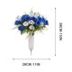thumbnail image 3 of Cemetery Flowers 18-Head Rose Bouquet With Bucket Decoration, 3 of 9