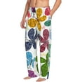 thumbnail image 2 of Fotbe Men'S Colorful Butterfliesclassic Pajama Pants With Elastic Waist And Drawstring Pockets，Pajama Pants Mens Lounge Pants Super Soft, 2 of 9