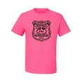 thumbnail image 2 of Burt Macklin Parks and Recreation Pop Men's Graphic T-Shirt, Neon Pink, Medium, 2 of 3