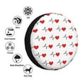 thumbnail image 4 of Kdxio Spare Tire Cover for RV Trailer, Waterproof Wheel Cover,Camper Spare Tire Cover Fit for Rv SUV Truck Travel Trailer 16 inch-Heartbeat Symbol, 4 of 8