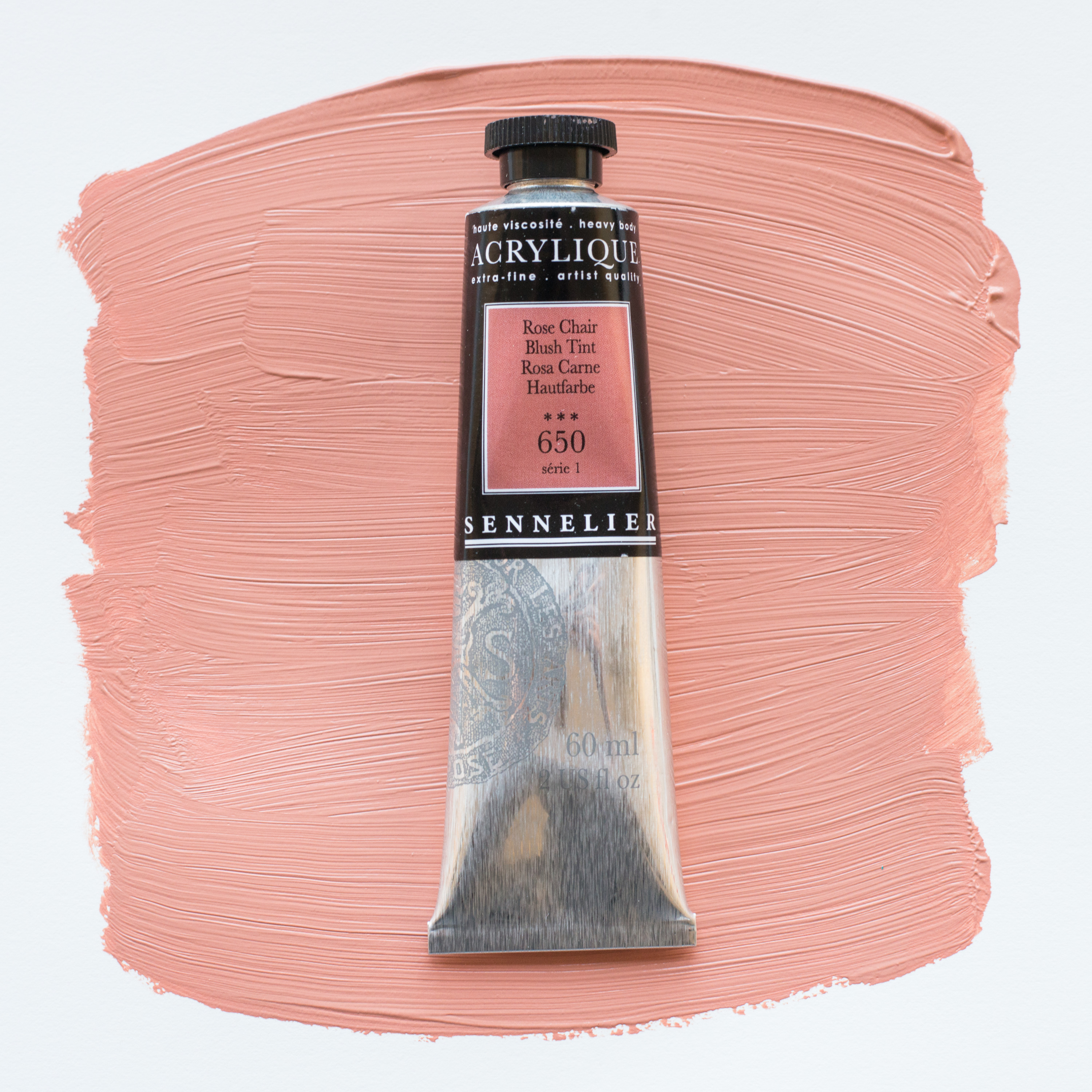 Sennelier Extra-Fine Artists' Acrylic Color, 60ml Tube, Blush Tint S1
