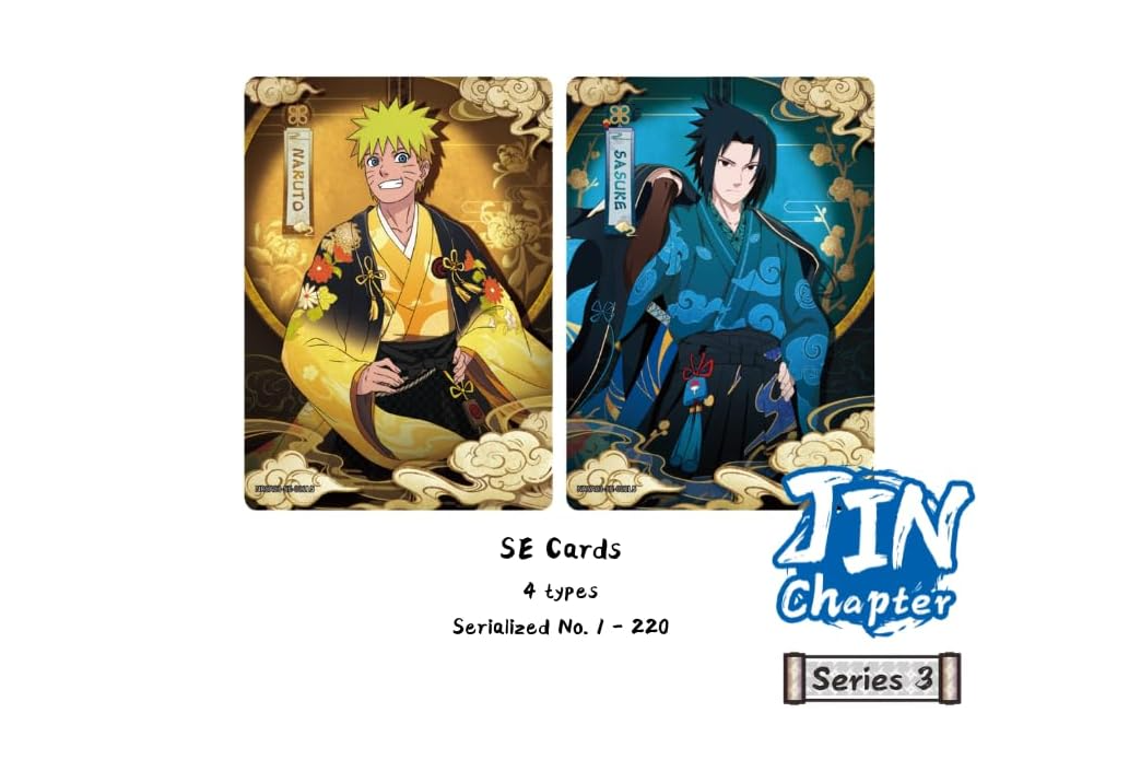 KAYOU Naruto Smriti Collectible Card Chapter Jin English Series 3