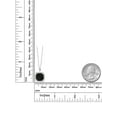 thumbnail image 4 of Gem Stone King 925 Sterling Silver Black Onyx Pendant Necklace for Women (3.94 Cttw, Gemstone Birthstone, Cushion Checkerboard Cut 10MM), 4 of 5