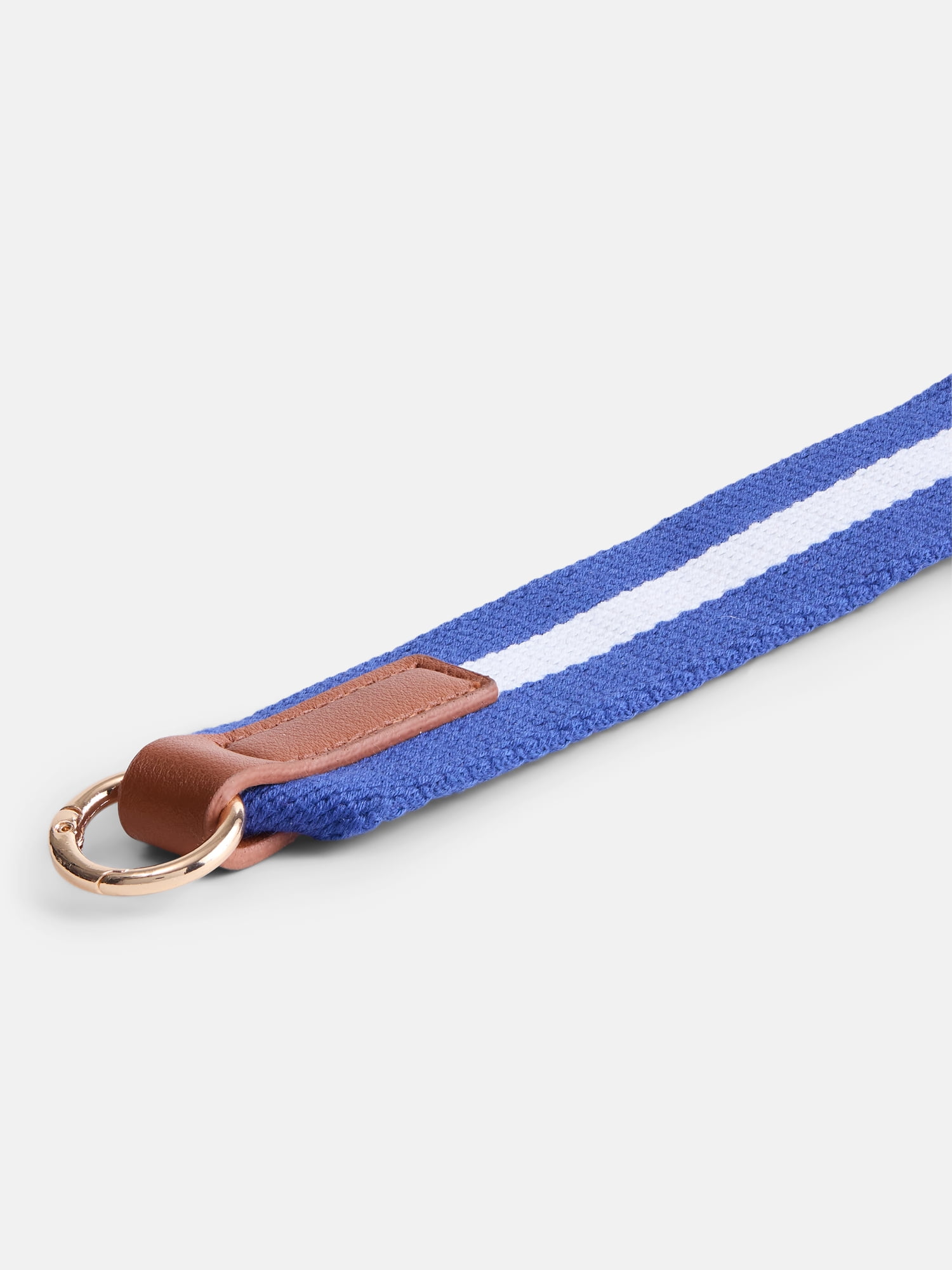 No Boundaries Women’s Game Day Webbed Bag Straps, Cobalt & White