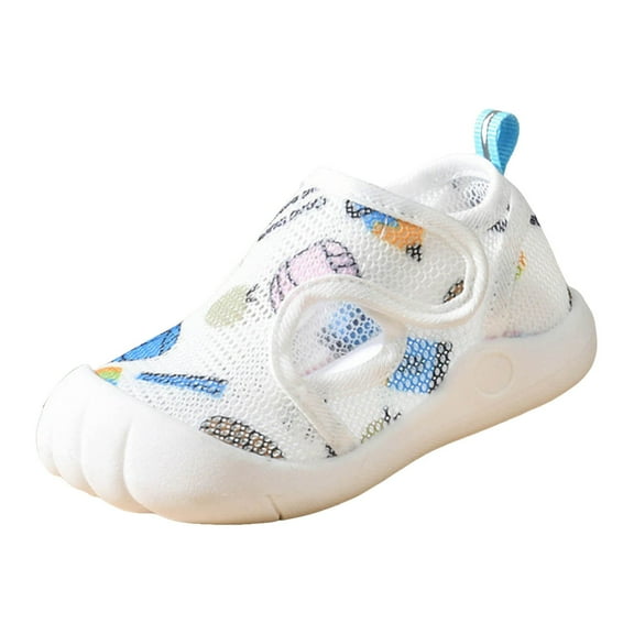 Leey-World Barefoot Shoes Toddler Dress Shoes Girls Basketball Shoes Little Kid Non-Slip Sport Sneakers Comfortable Shoes(Blue,7)