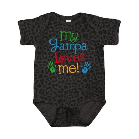 

Inktastic My Gampa Loves Me Boys Girls Gift Baby Boy or Baby Girl Bodysuit