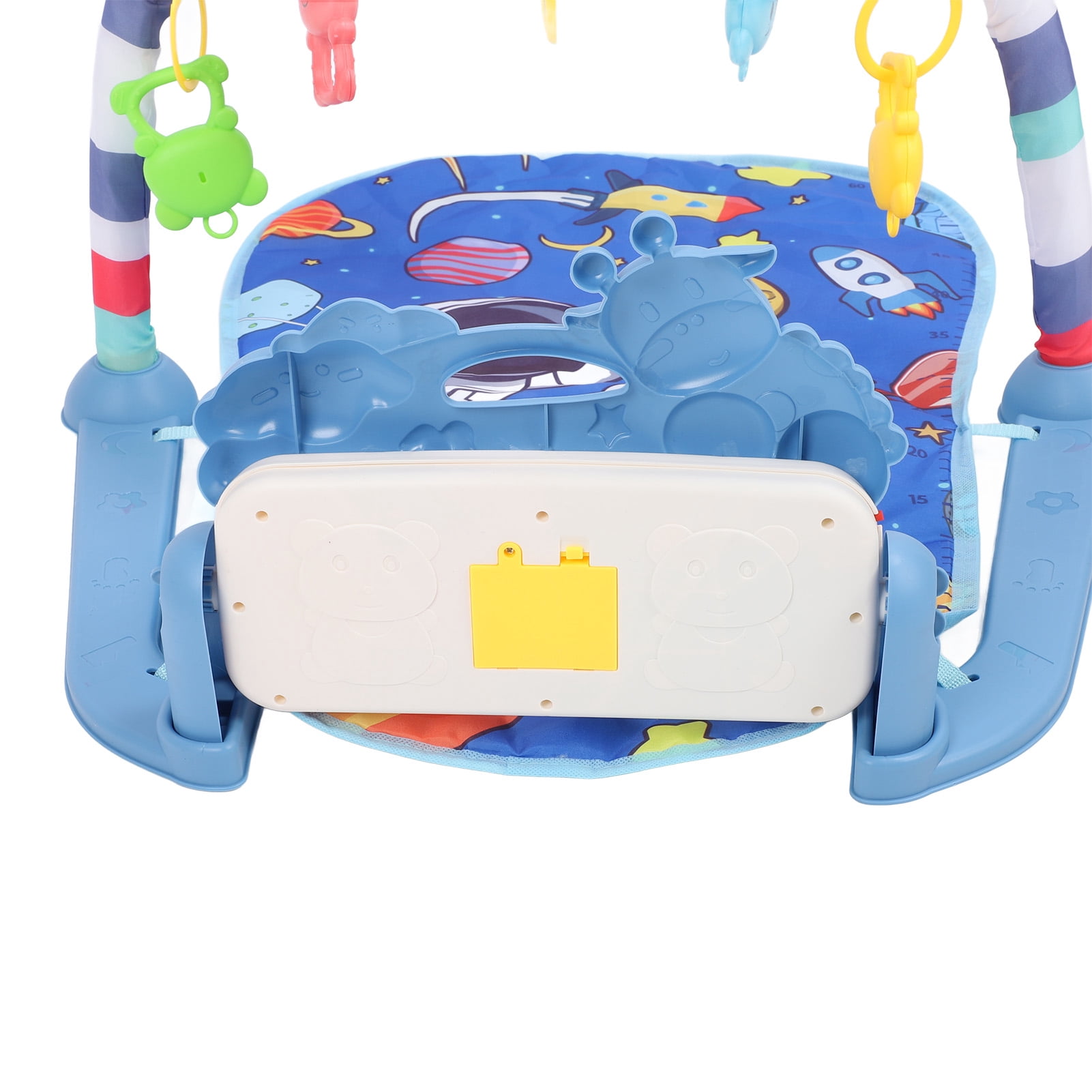 NFTIGB Baby Gym Play Mat Musical Tummy Time Activity Center with Colorful Rattles Kick and Play Piano Keyboard Learning Toy for Newborn Infants Toddlers Boys Girls 0 to 36 Months
