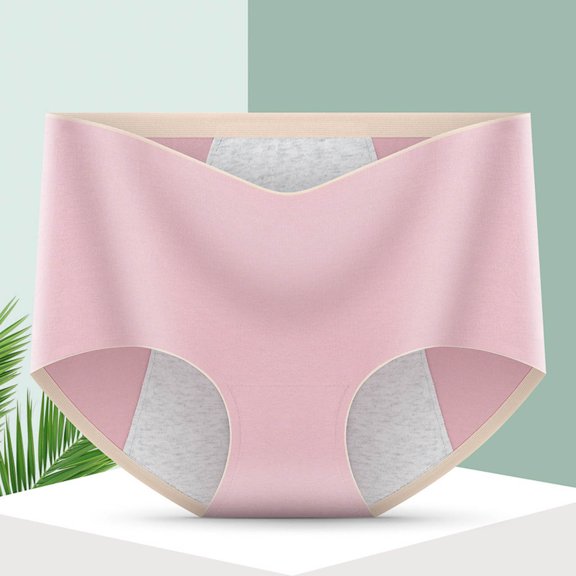 jjayotai Womens Underpants Clearance Women's High Waisted Underwear Soft Breathable Panties Stretch Briefs Seamless Ladies Briefs