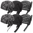 thumbnail image 2 of 6 gorros de chef de cocina unisex para hombre y mujer, gorro de uniforme de chef y camarero, gorro ajustable., 2 of 6