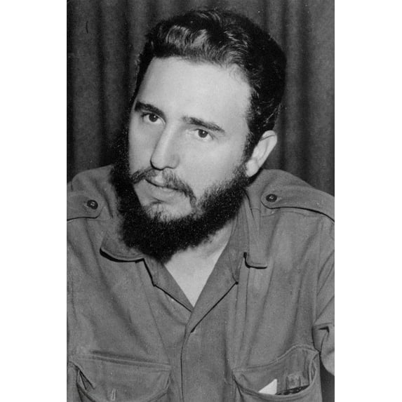 24x36 gallery poster, Fidel Castro 1959